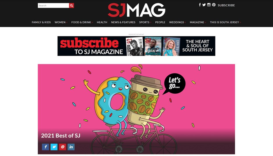 SJ Mag website screenshot