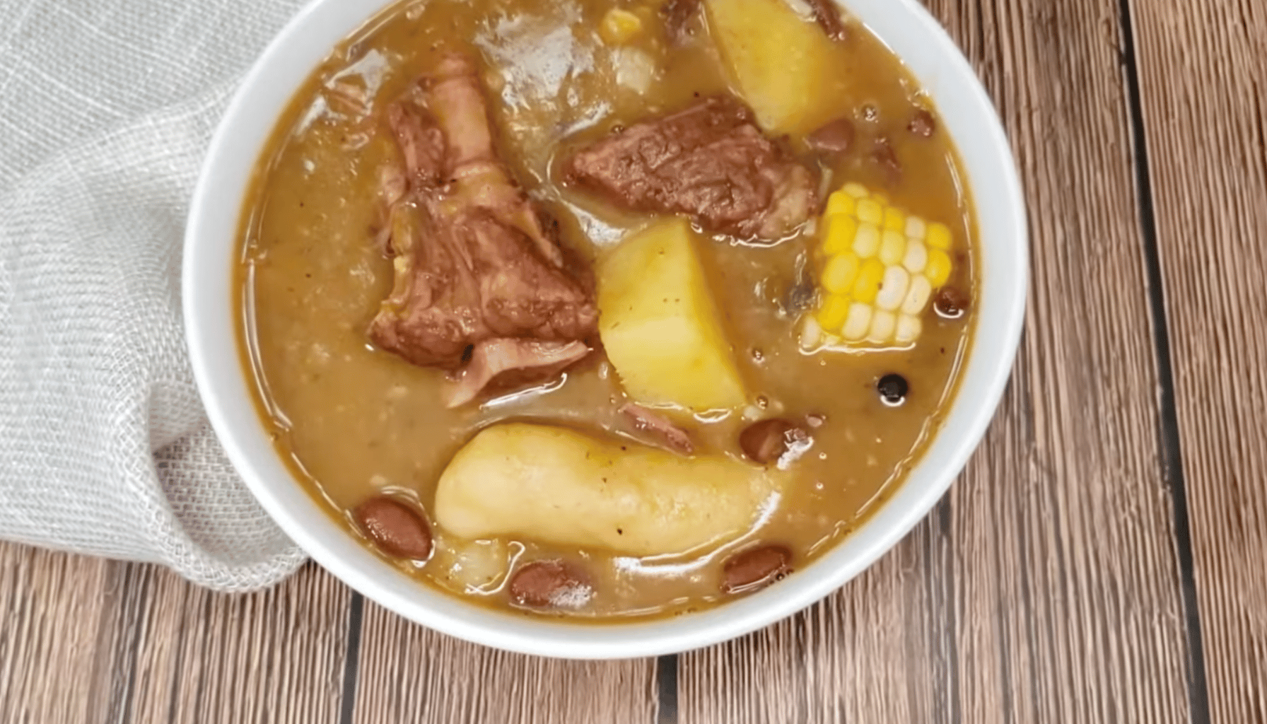 Jamaican Corn Soup and Red Peas Soup